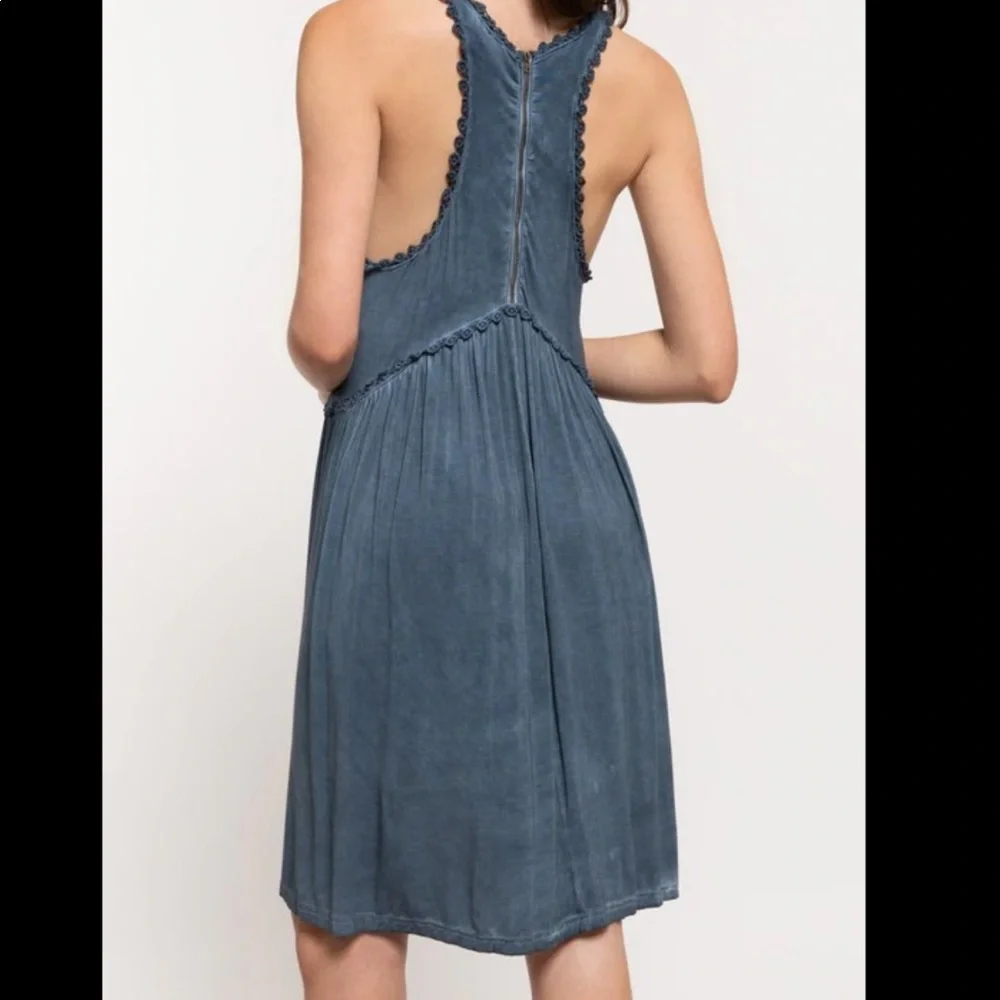 POL RACERBACK BABYDOLL DRESS - Picture 2 of 3